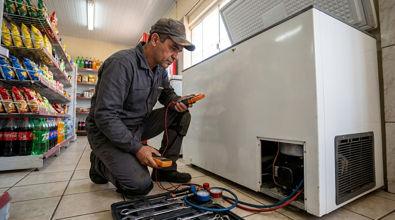 Conserto de placa eletrônica de freezer em Santo André‑SP